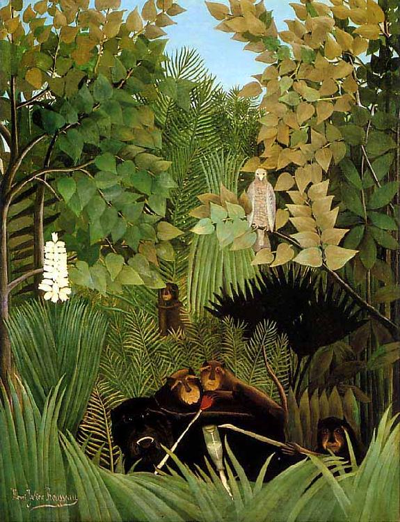 Henri Rousseau The Merry Jesters France oil painting art